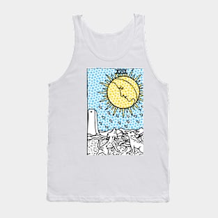 Modern Tarot Print - The Moon Tank Top